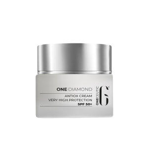 One Diamond Crema SPF 50+ Oneceutic antiedad pieles secas maduras células madre arándano